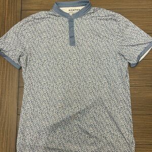 Mantra Men’s Golf Polo Mantra Collar Coral Colorway Size Large